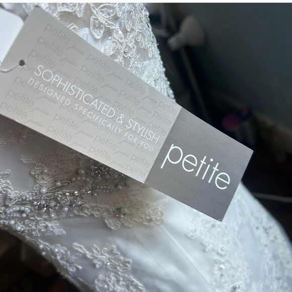 Elegant White Lace Wedding Dress - Picture 5 of 14